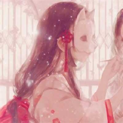 头像情侣动漫一对2张可爱_两女头像动漫一对