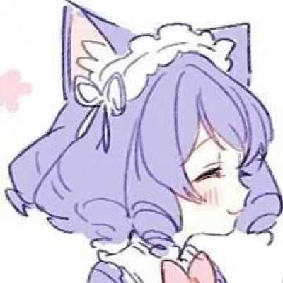 二次元情侣头像二张一对|百合头像可爱一对两张