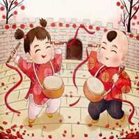 喜庆娃娃头像图片大全|过年喜庆娃娃图片