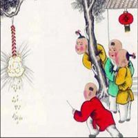 过年贴的娃娃情侣头像-过年喜庆娃娃头像