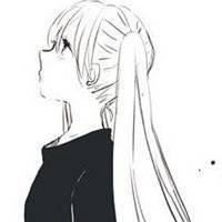 头像图片 女生 霸气 黑白 黑色系动漫_漫画头像女生霸气黑白