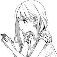 头像图片 女生 霸气 黑白 黑色系动漫_漫画头像女生霸气黑白