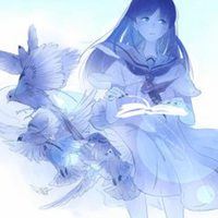 二次元蓝色头像 梦幻（二次元蓝色头像女生）