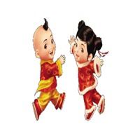 拜年娃娃情侣头像 拜年娃娃情头