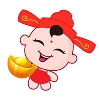 问童子情侣头像 金童玉女拜年情侣头像