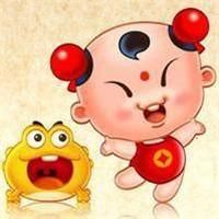 问童子情侣头像 金童玉女拜年情侣头像