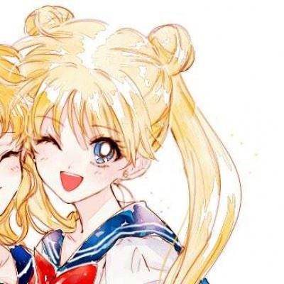 简约手绘闺蜜头像可爱大全（治愈系动漫手绘闺蜜头像）