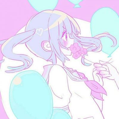 简约手绘闺蜜头像可爱大全（治愈系动漫手绘闺蜜头像）