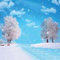冰天雪地图片头像_冬天雪景头像图片