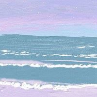 油画风景图片简单清新_油画文艺小清新图片