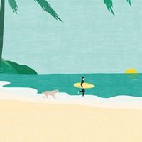 简单又好看的小插画风景_插画清新唯美简约