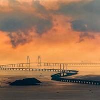港珠澳大桥风景描写（最漂亮的港珠澳大桥全景图）