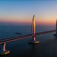 港珠澳大桥风景描写（最漂亮的港珠澳大桥全景图）