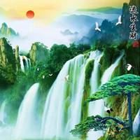 风景流水生财图片-流水生财自然风景图片