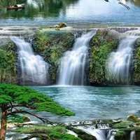 风景流水生财图片-流水生财自然风景图片
