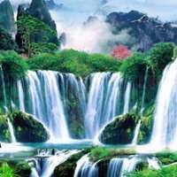 风景流水生财图片-流水生财自然风景图片
