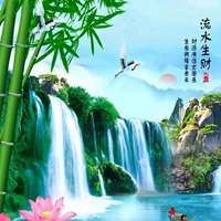 风景流水生财图片-流水生财自然风景图片