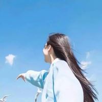 背景是天空的女生头像 女生天空背景唯美个性头像