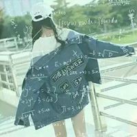 公式女头像大全-照片上有公式的个性女生头像照片