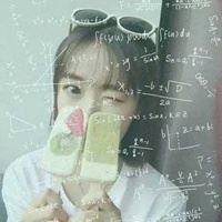 公式女头像大全-照片上有公式的个性女生头像照片