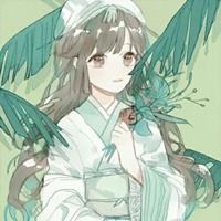 关于绿色的头像女生（背景是绿色的头像）