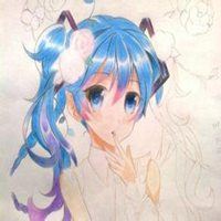 水溶性彩铅画作品图_彩铅头像画图片大全