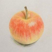 水溶性彩铅画作品图_彩铅头像画图片大全