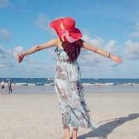 女生在海边的头像|海边女生微信头像图片大全图片