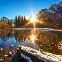 微信头像倒影图片大全|微信头像夕阳风景图片