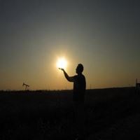 男生背影夕阳的头像 男生落日背影头像高清