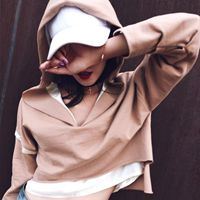 穿卫衣戴帽子的女生头像超拽_戴卫衣帽子的女生头像