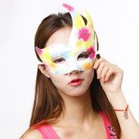 面具头像女生霸气图片-戴面具的女生头像