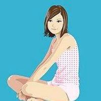 女生盘腿坐霸气的头像_女生头像盘腿坐地