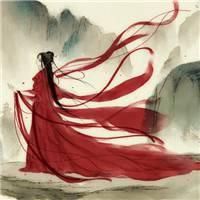 红色系女生头像霸气古风 古装头像女生霸气冷艳红衣二次元