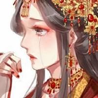 红衣手绘古装女子头像 古风霸气女生头像 红衣