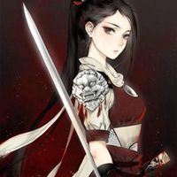 古风女侠执剑霸气头像 红衣_古风女侠执剑霸气头像真人