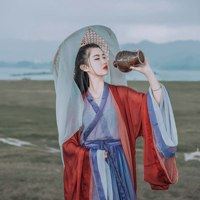 古风女侠执剑霸气头像 红衣_古风女侠执剑霸气头像真人