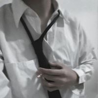 白衬衫黑领带头像|白衬衫领带图片