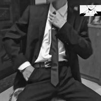 白衬衫黑领带头像|白衬衫领带图片