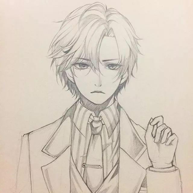 铅笔画头像图片