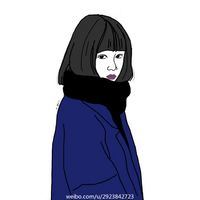 2016qq头像漫画女生冷酷帅气十足的图片