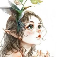 用手绘做头像的女生（用手绘做头像的女生）