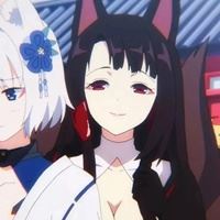 姐妹头像两张一人一张,连在一起的 姐妹俩头像一人一张