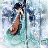 古风动漫闺蜜红衣头像一人一张|古风闺蜜头像 动漫
