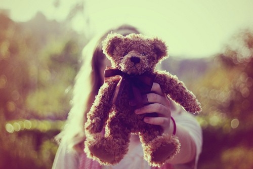 可爱的泰迪熊玩具