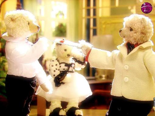 可爱的泰迪熊玩具