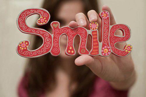 唯美的Smile微笑图片