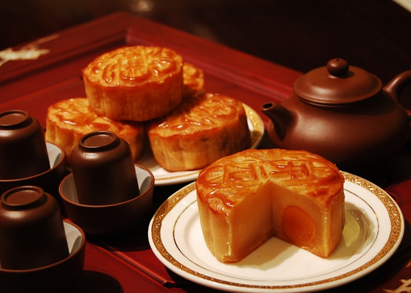 美味的中秋节月饼图片