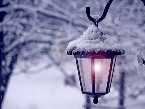 美丽的雪景意境图片