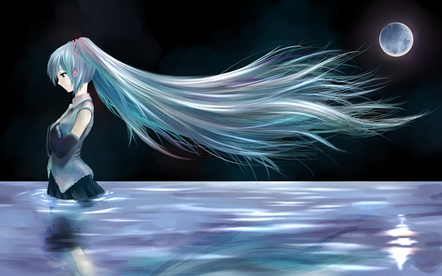 日本动漫初音未来美女